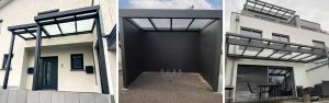 Entrance canopy Balcony gazebo Bicycle storage 