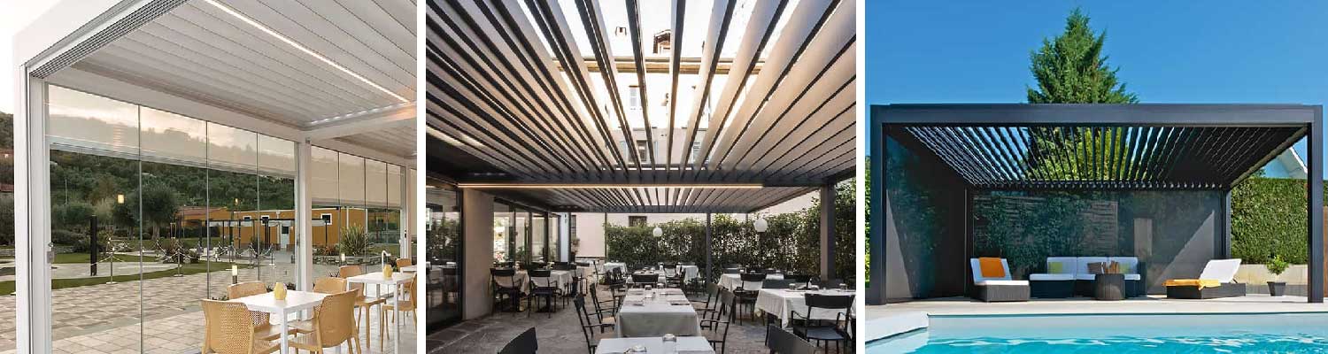 louvered pergola