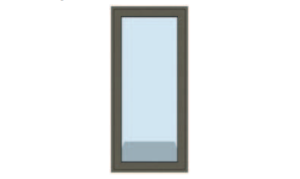 Clear glass wall