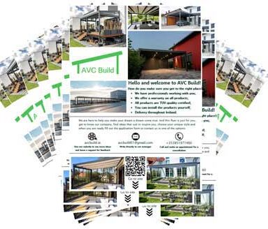 Brochure with ideas for your aluminium carport