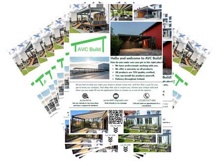 Brochure with ideas for your pergola