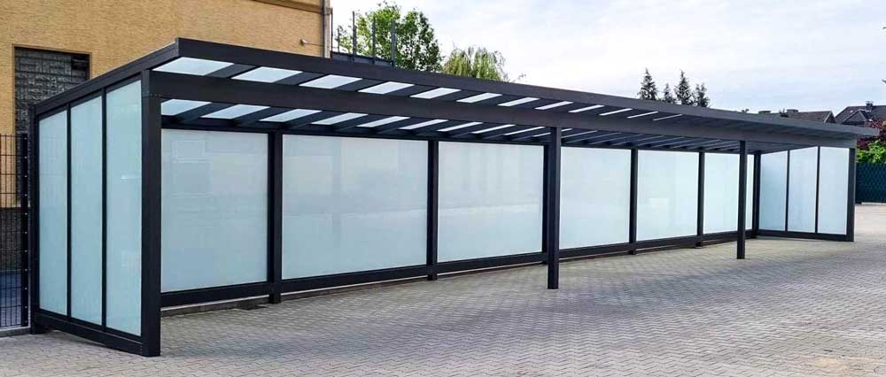 Freestanding-terrace for bicycle