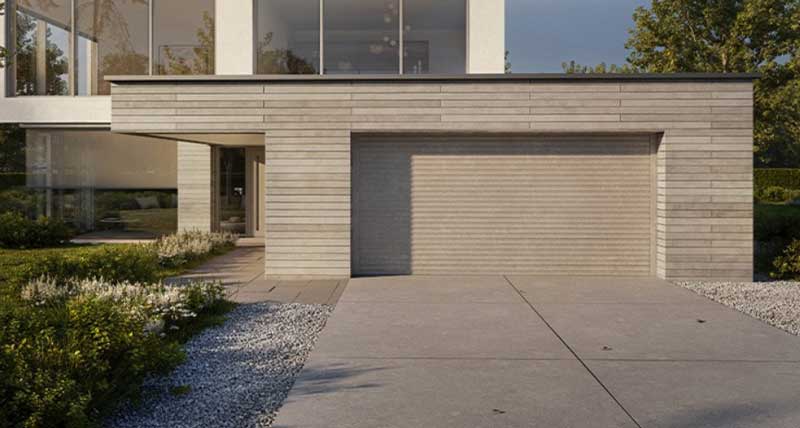 Clear glass wall