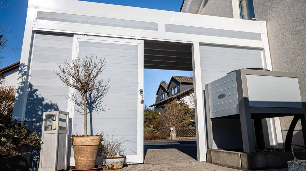 Clear glass wall