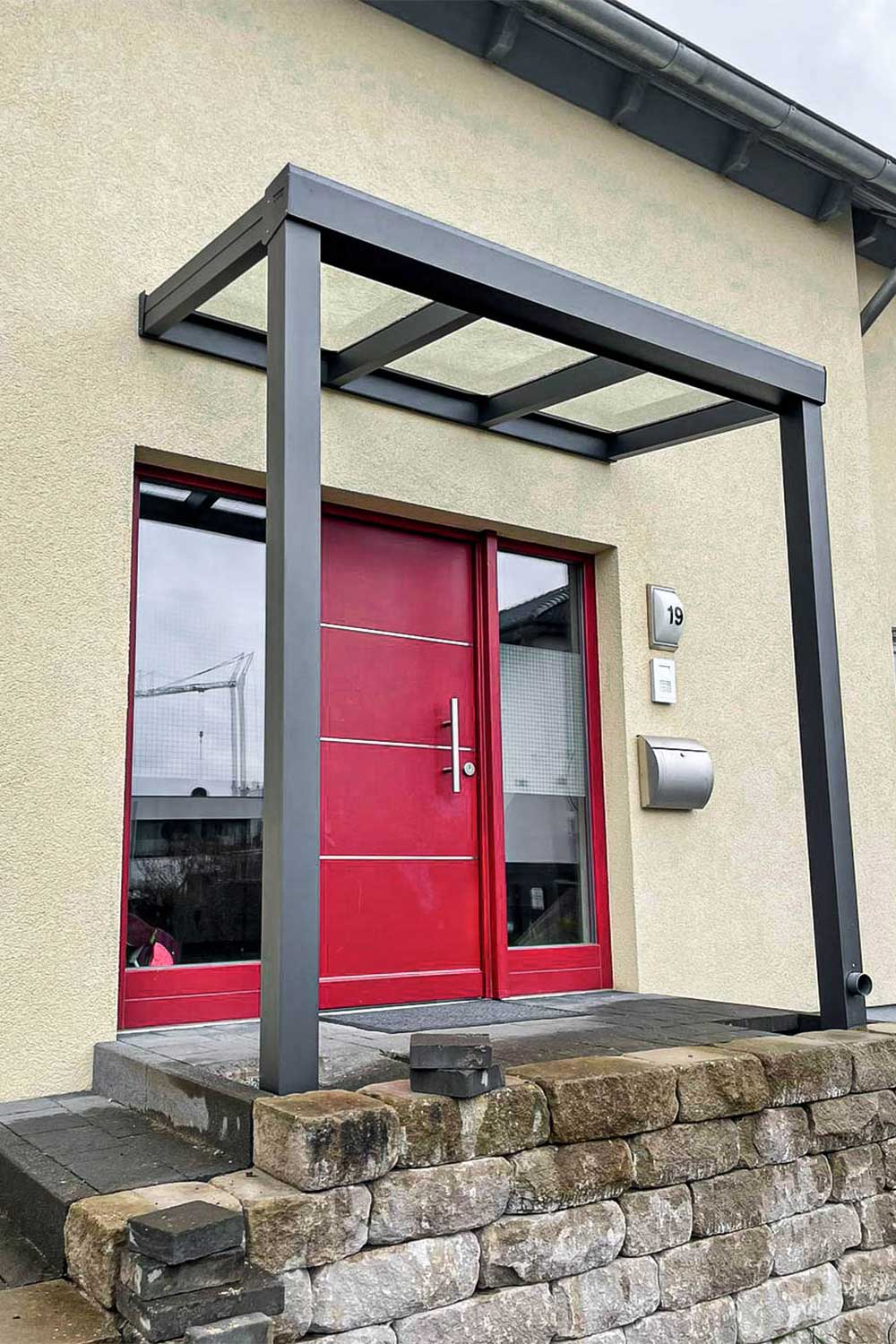 Front door roof