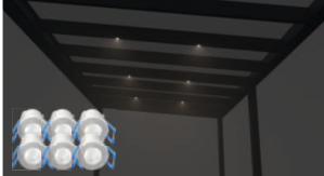 Clear glass wall