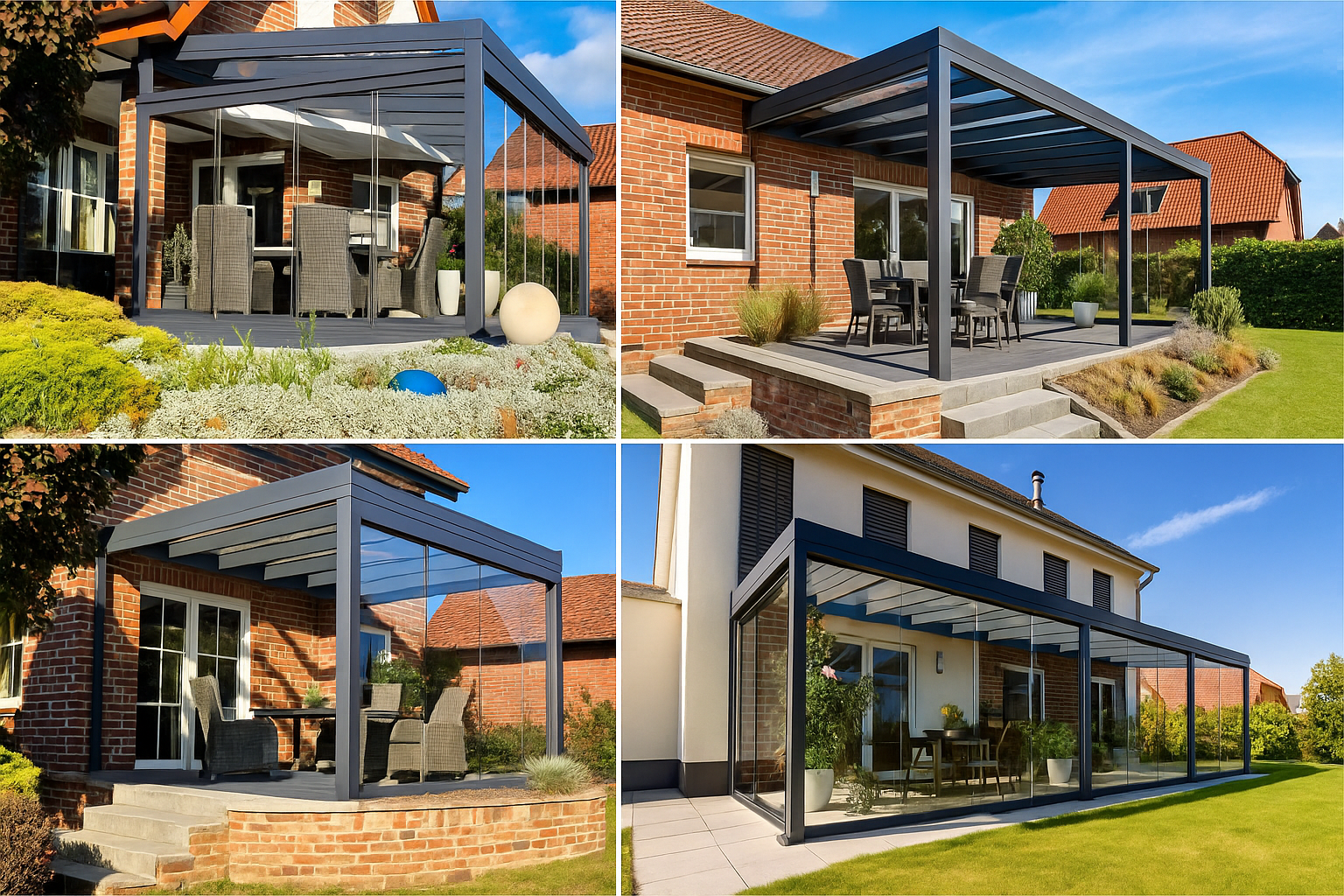 Garden room with wall