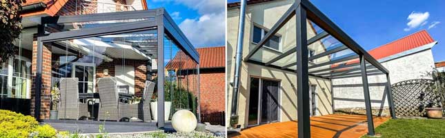Glass Roof Pergola