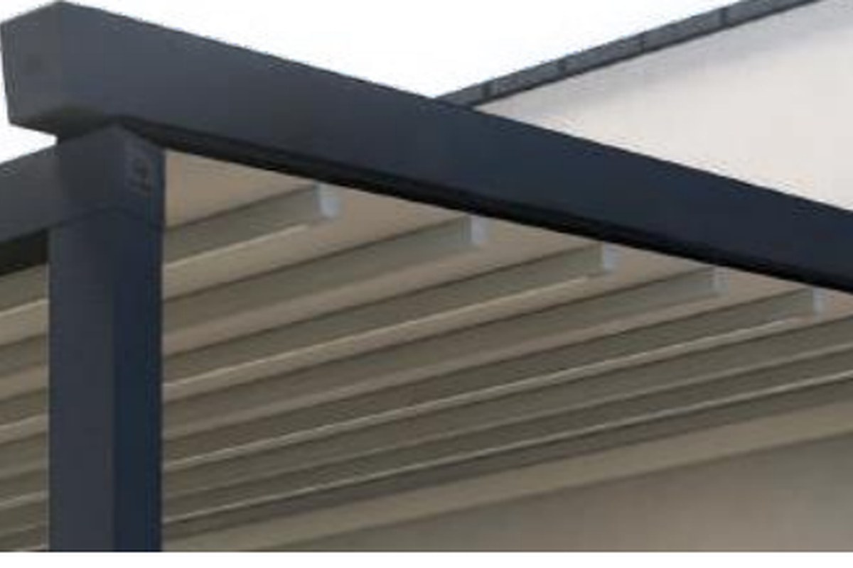 Hidden mounting details for clean ALISHA pergola finish