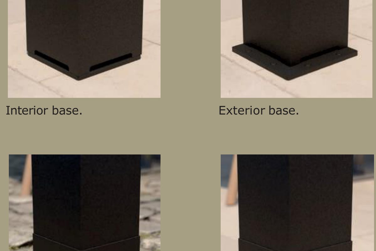 Ground anchoring options for custom aluminium pergola installation