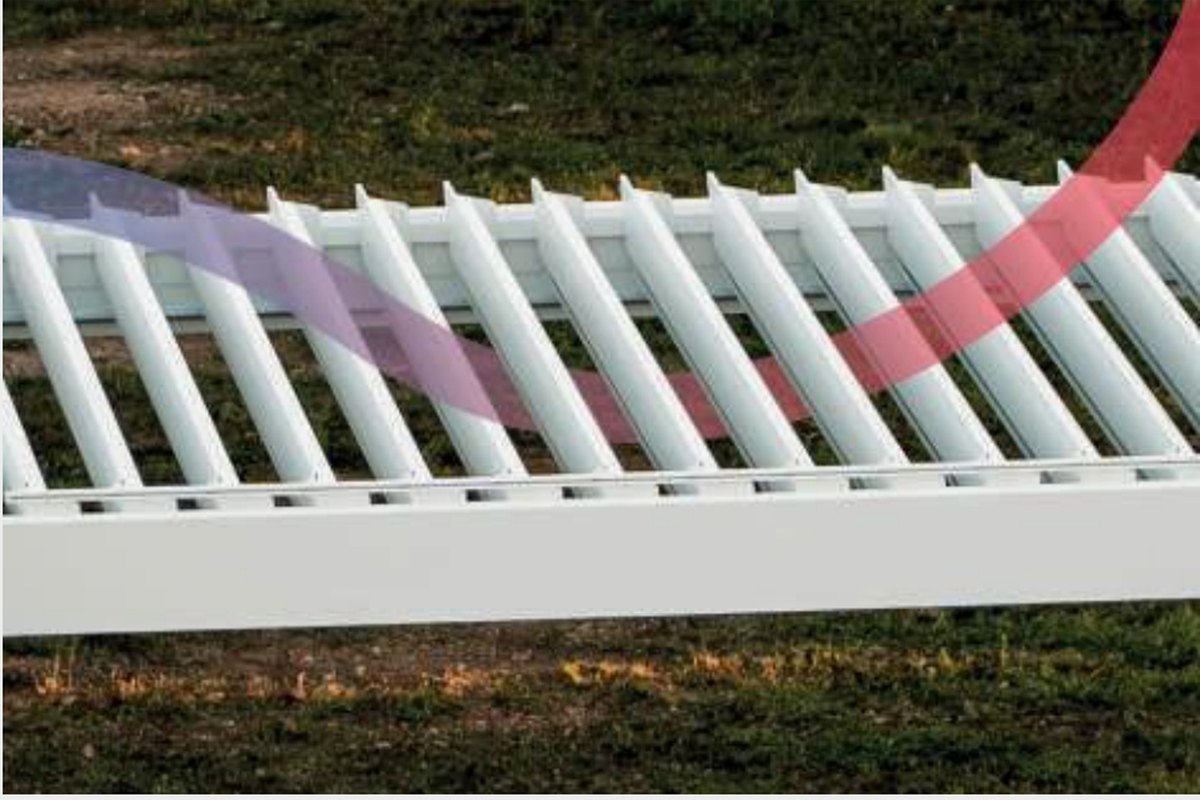 Bioclimatic pergola natural ventilation system