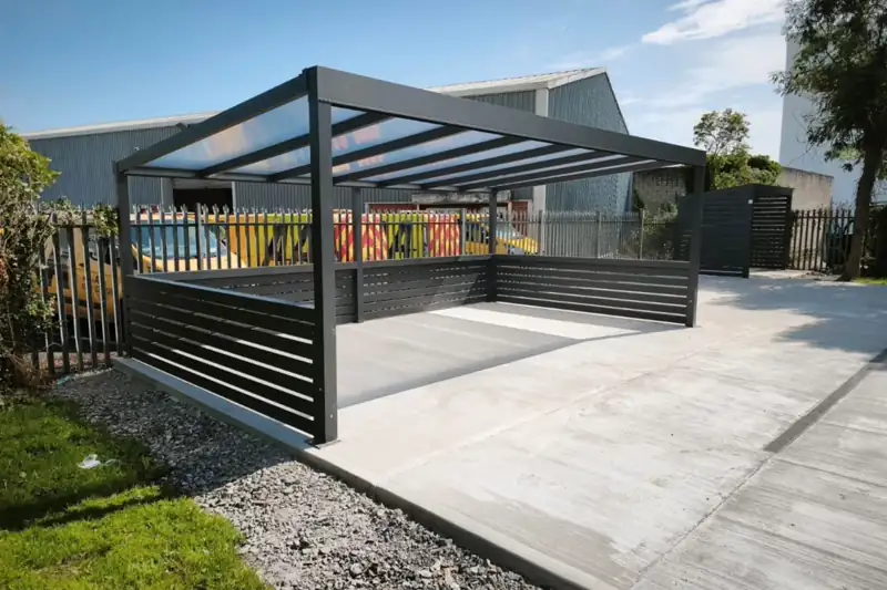 Covered staff facilities installed for Würth Limerick by AVC Build